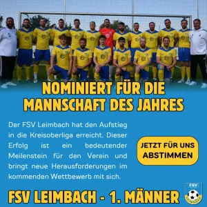 *** Wahl zur Mannschaft des Jahres ***