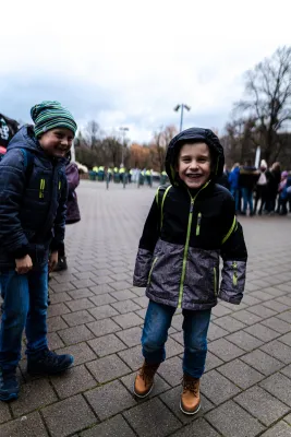 * FSV-Kids waren Einlaufkinder bei  Hannover 96 **