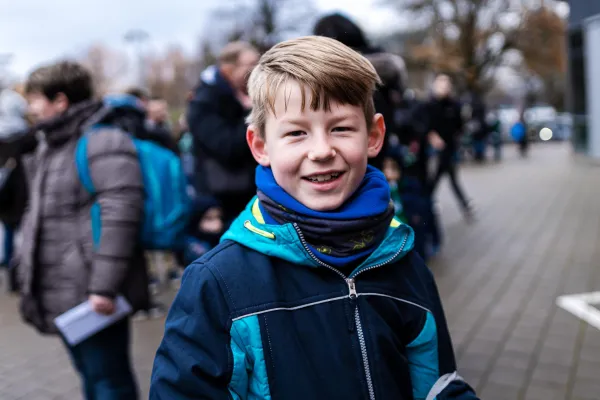 * FSV-Kids waren Einlaufkinder bei  Hannover 96 **