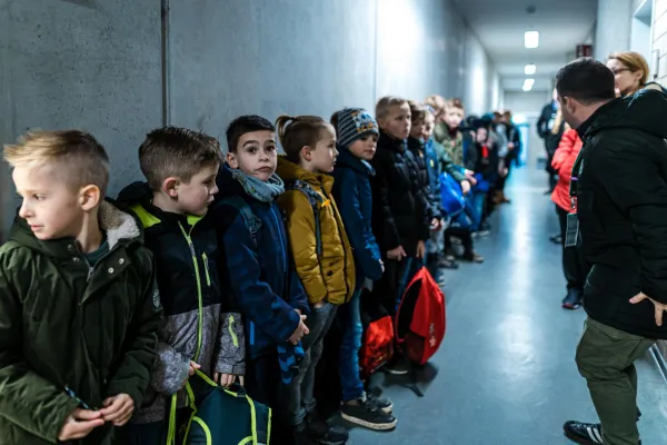 * FSV-Kids waren Einlaufkinder bei  Hannover 96 **