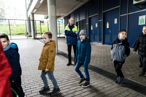 * FSV-Kids waren Einlaufkinder bei  Hannover 96 **