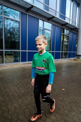 * FSV-Kids waren Einlaufkinder bei  Hannover 96 **